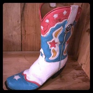 🤠Cowboy Boot Vase/Decor🤠